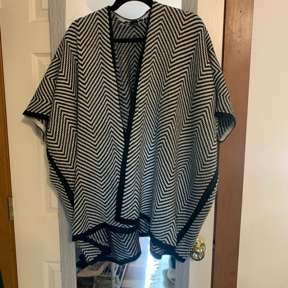 Poncho Wrap with Shimmer